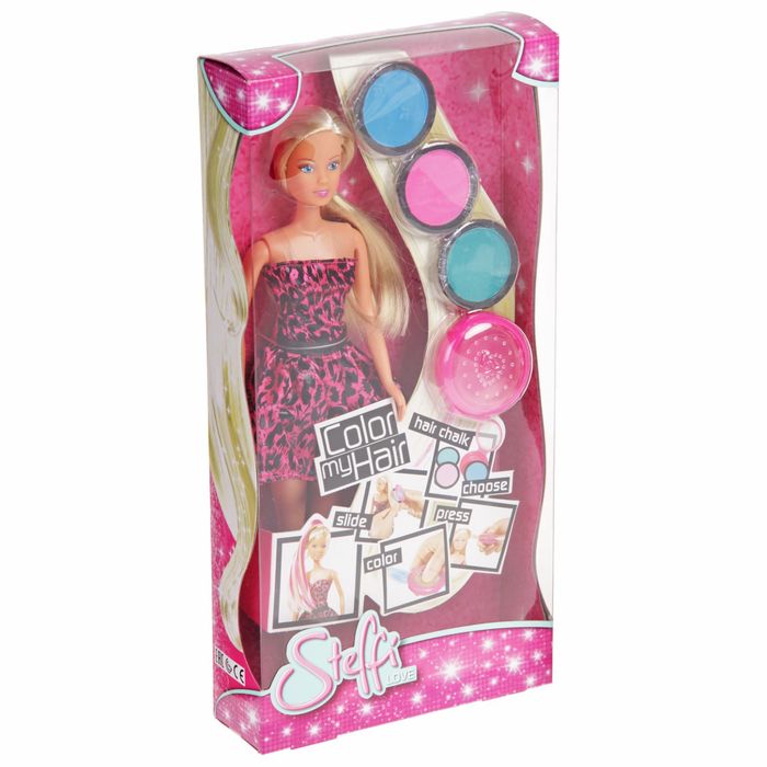 Кукла "Штеффи" с набором для окрашивания волос, 29см