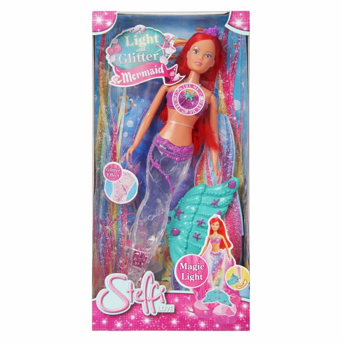Кукла "Штеффи-русалка с магическим хвостом", световые эффекты, 34 см