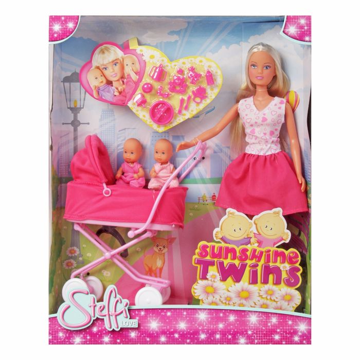 Кукла "Штеффи" с коляской, МИКС