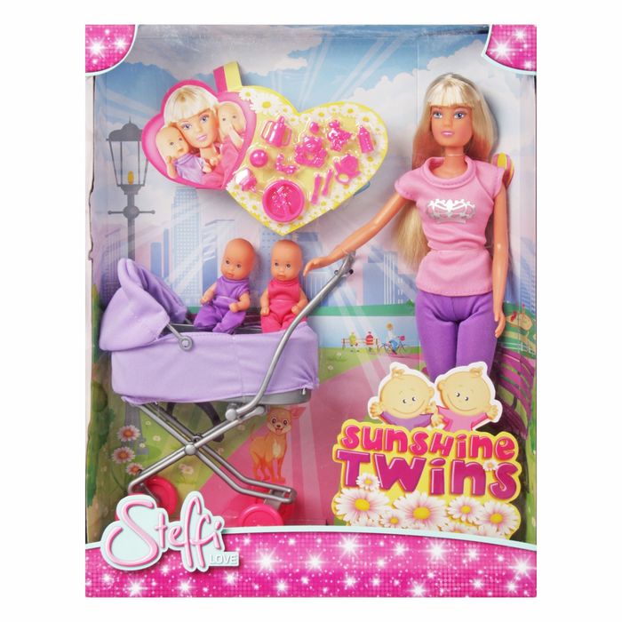 Кукла "Штеффи" с коляской, МИКС