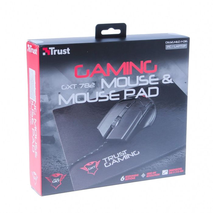 Мышь Trust GXT 782 (21142) Mouse & Mousepad