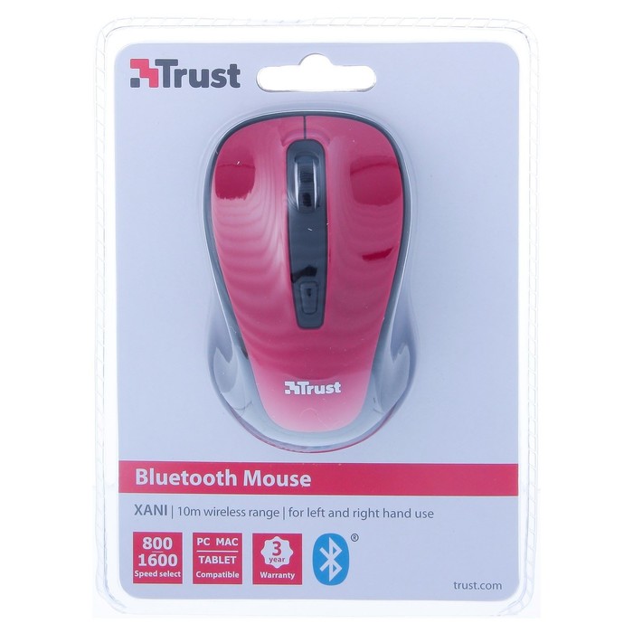 Мышь Trust XANI (21476) OPTICAL BLUETOOTH MOUSE - RED
