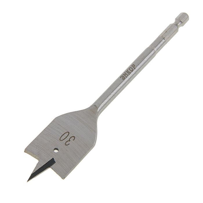 Сверло по дереву перовое "ЭНКОР", 30 х 152 мм