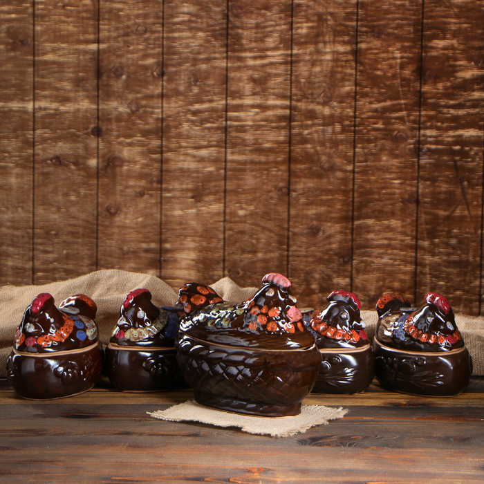 Набор супников "Курица" 1+4