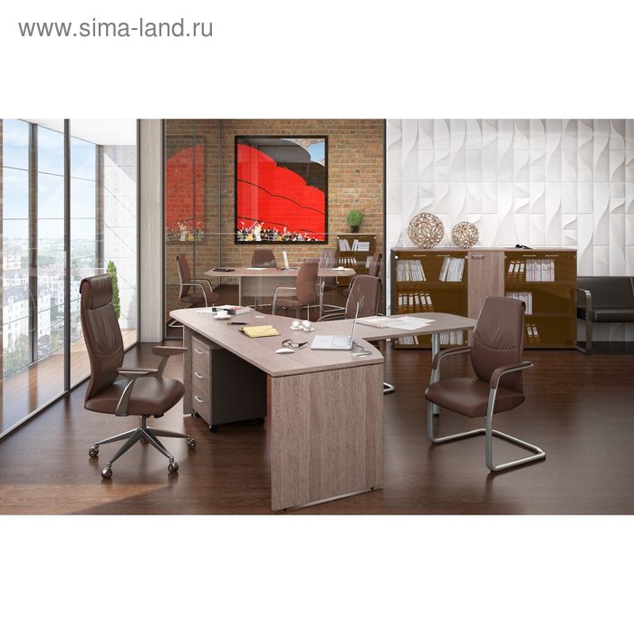 

Стол руководителя XTEN XET 169, дуб сонома
