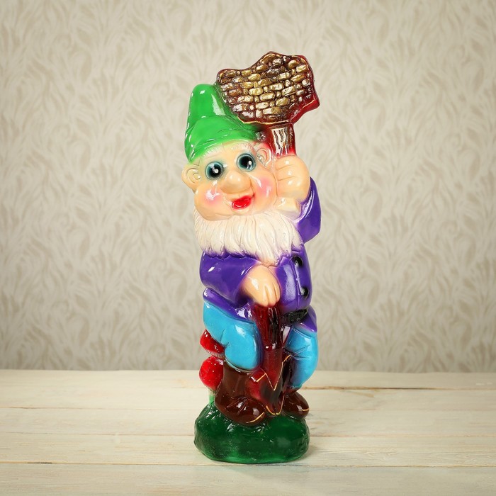 Садовая фигура "Гном Welcome", микс, 43 см