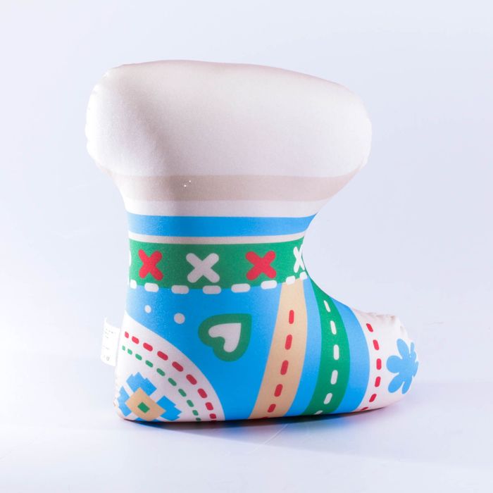 Мягкая игрушка-антистресс "Сапожок" голубой, 26 см