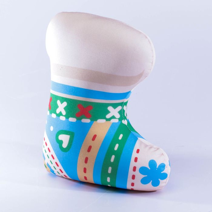 Мягкая игрушка-антистресс "Сапожок" голубой, 26 см