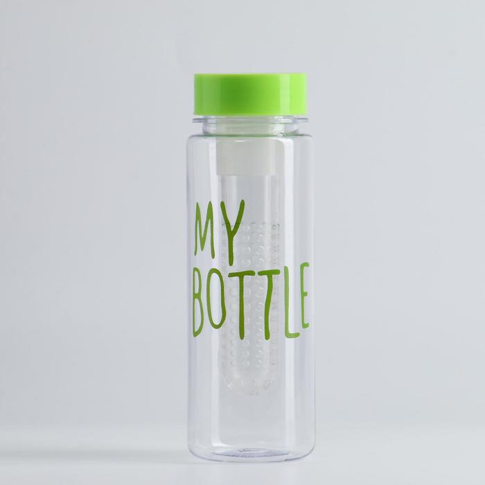 Бутылка для воды 420 мл My bottle, спортивная, микс, 6.5х19.5 см