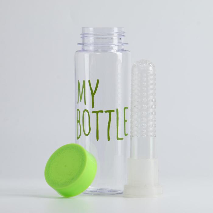 Бутылка для воды 420 мл My bottle, спортивная, микс, 6.5х19.5 см