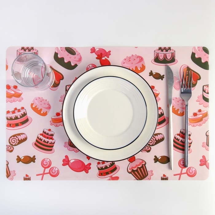 Салфетка кухонная "Сладости" 42х27 см