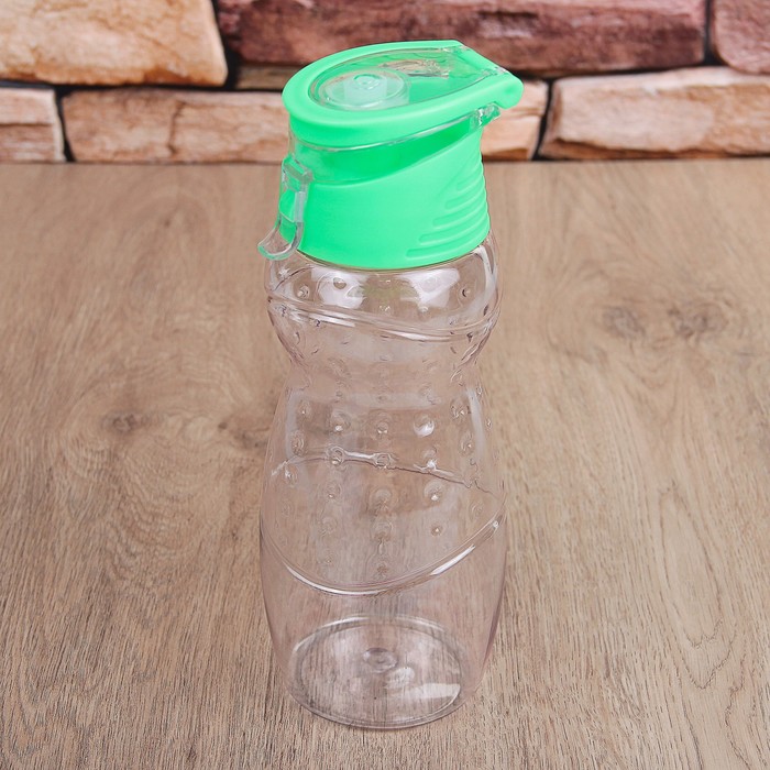 Бутылка с крышкой 800 мл "Точка", цвета МИКС