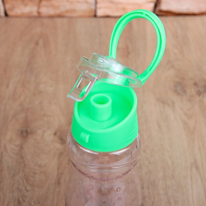 Бутылка с крышкой 800 мл "Точка", цвета МИКС