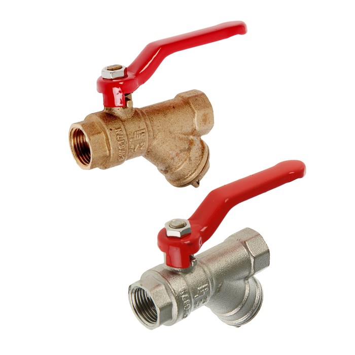 Кран-фильтр JIF, внутреняя/внутренняя резьба 1/2", ручка