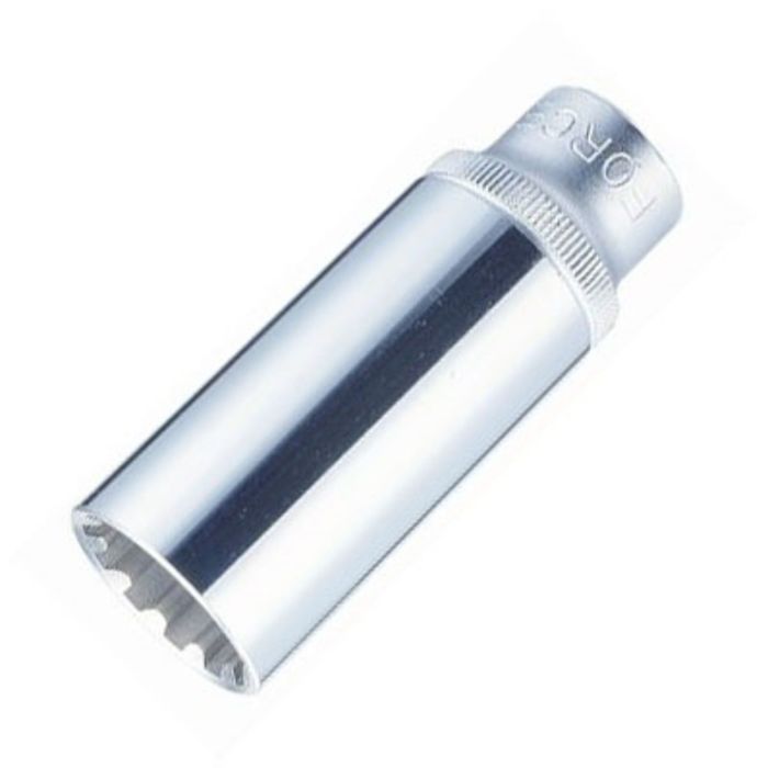 Головка торцевая FORCE F-54Q7714, 14мм, 1/2", сплайн, глубокая, L77мм