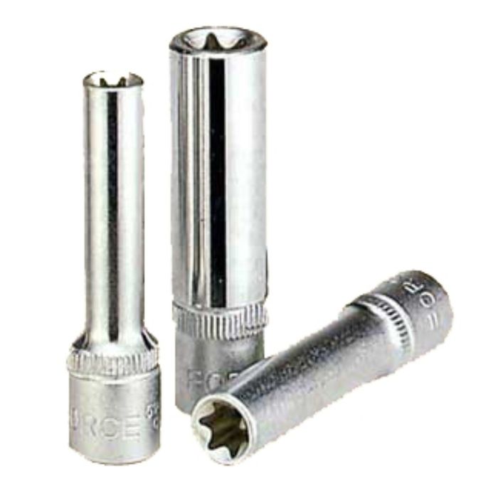 Головка торцевая FORCE F-5467720, TORX, Е20, 1/2", глубокая, L77мм