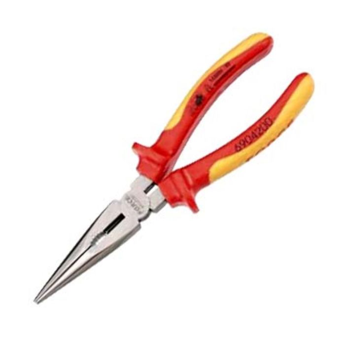 Длинногубцы FORCE F-6904200, диэлектрические, 8", прямые, 200мм