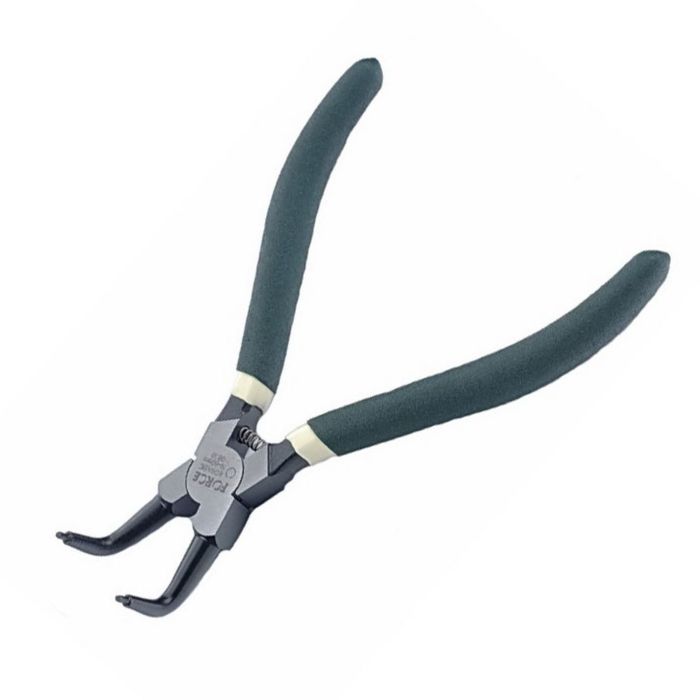 съёмник стопорных колец FORCE F-609ABC, сжимной, гнутый, 19-60мм, L180мм