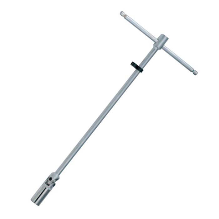 Ключ свечной FORCE F-807330020.6U, 20.6мм, 6-гранный, 3/8" Т-образный с карданом