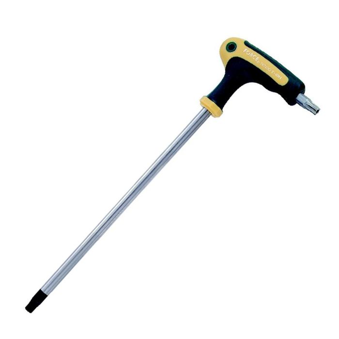 Ключ шестигранный, FORCE F-76504G, 4мм, Г-образный с шаром, c антискользящей ручкой