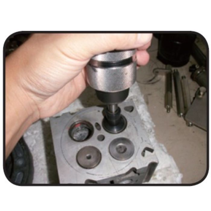 Набор для притирки клапанов FORCE F-62114, (20,30,35,40) пневматический, кейс 5 предметов