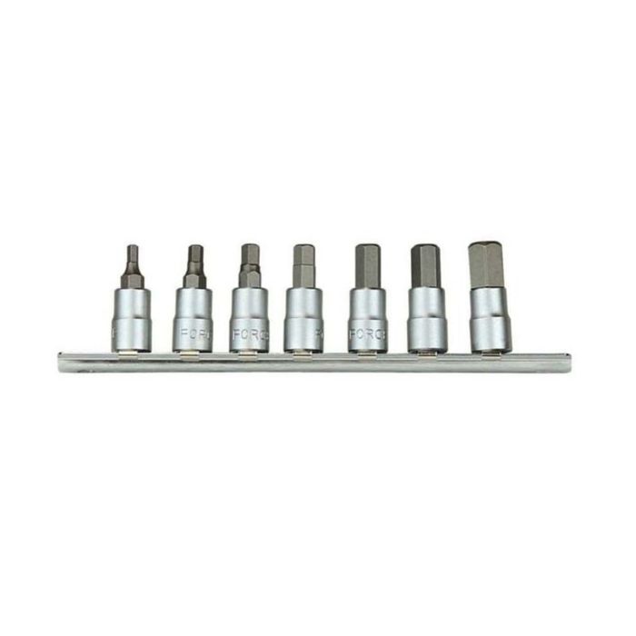 Набор насадок шестигранных FORCE F-2073, 3-10мм, 1/4", 7 предметов