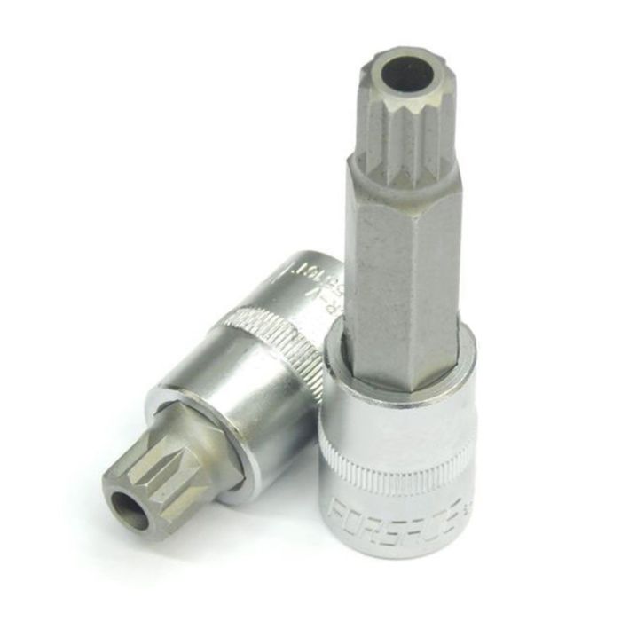 Насадка сплайн FORCE F-34805514T, М14, 1/2", 55мм, с отверстием