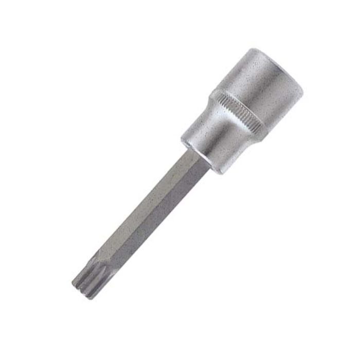 Насадка сплайн FORCE F-34810016T, М16, 1/2", 100мм, с отверстием