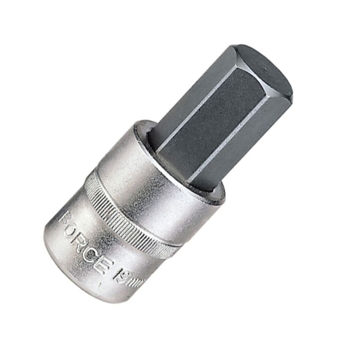 Насадка шестигранная FORCE F-34407017, 17мм, 1/2", 70мм