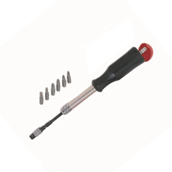 Отвертка - вороток FORCE F-2083, 1/4" 110-250мм, с набором вставок, 8 предметов