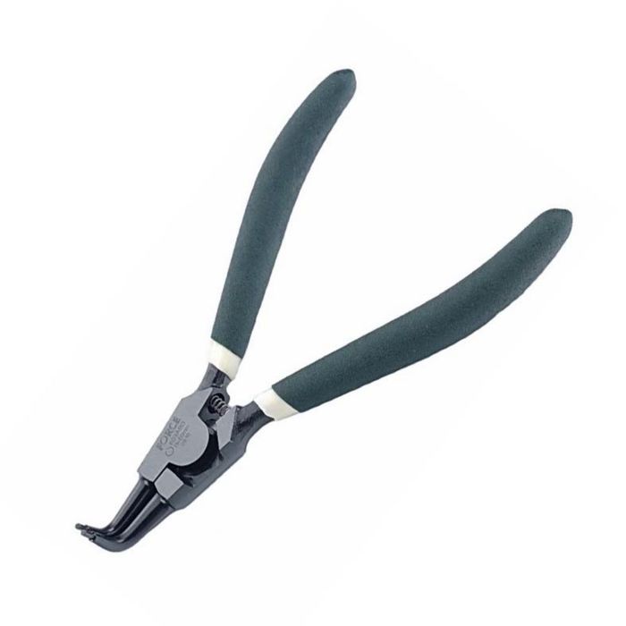 съёмник стопорных колец FORCE F-609ABO, разжимной, гнутый, 19-60мм, L180мм