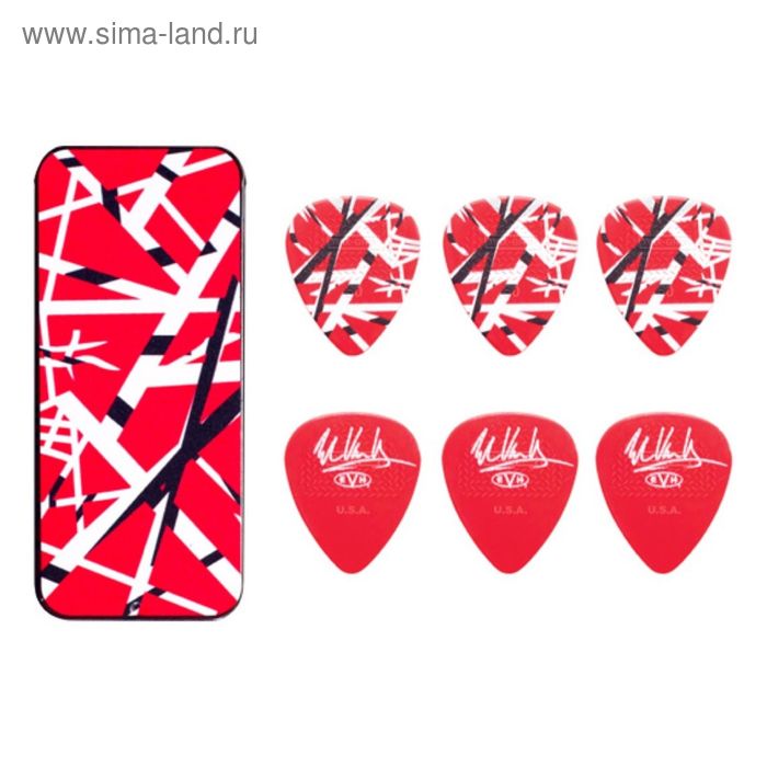 

Медиаторы Dunlop EVHPT02 EVH Frankenstein 6шт, в коробочке