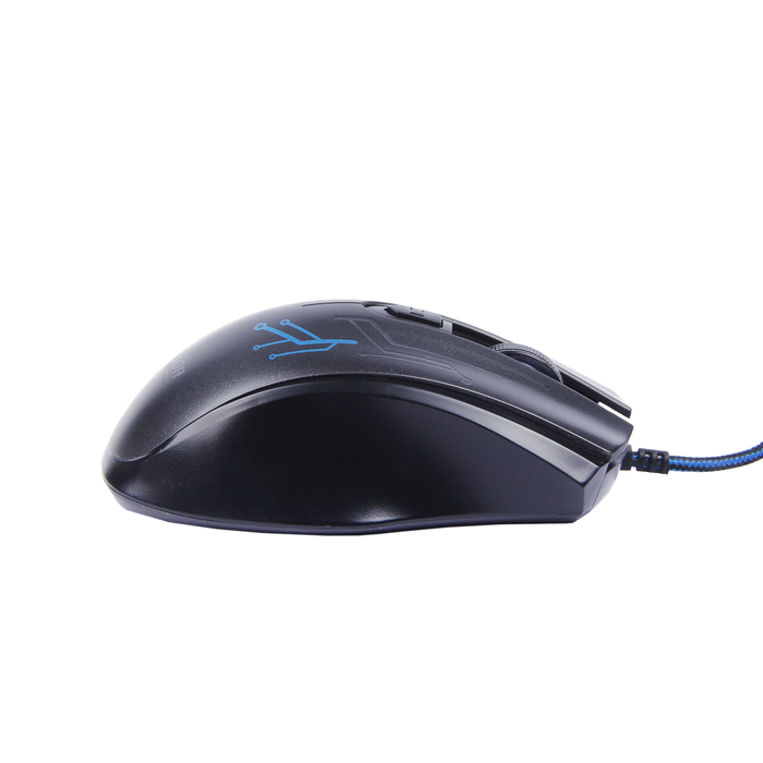 Мышь игровая CBR CM 840 Armor, 1200/1600/2400/3200 dpi, "дышащая" подсветка: 3 цвета, черный