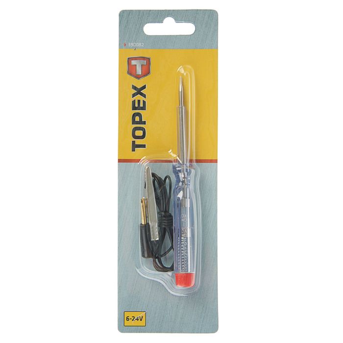 Индикатор напряжения бортовой сети автомобиля TOPEX, 6-24 В, 140 мм