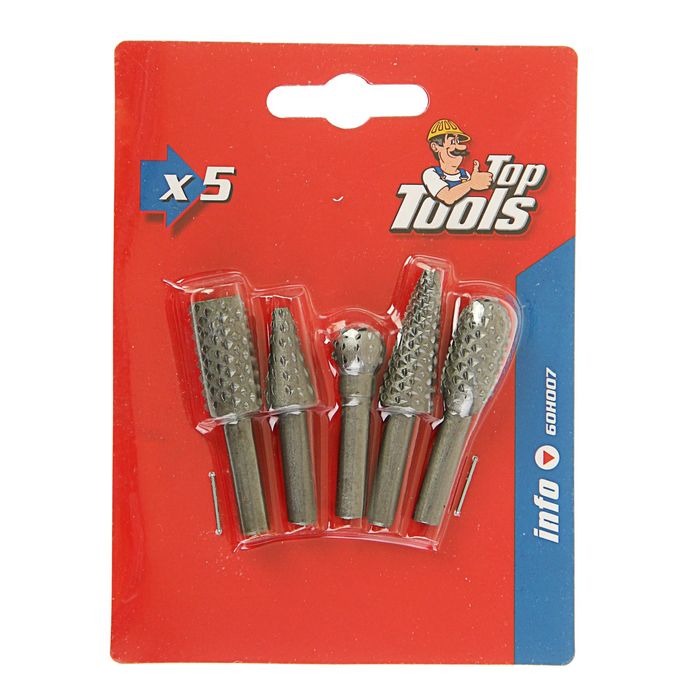 Сверла-фрезы Top Tools, набор 5 шт.