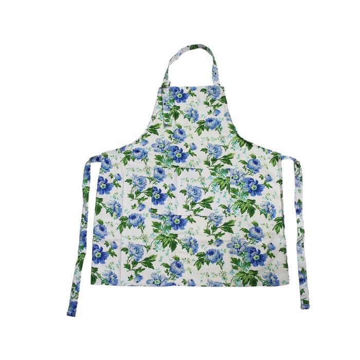 Фартук "Английская коллекция", размер 65х75 см, цвет голубой