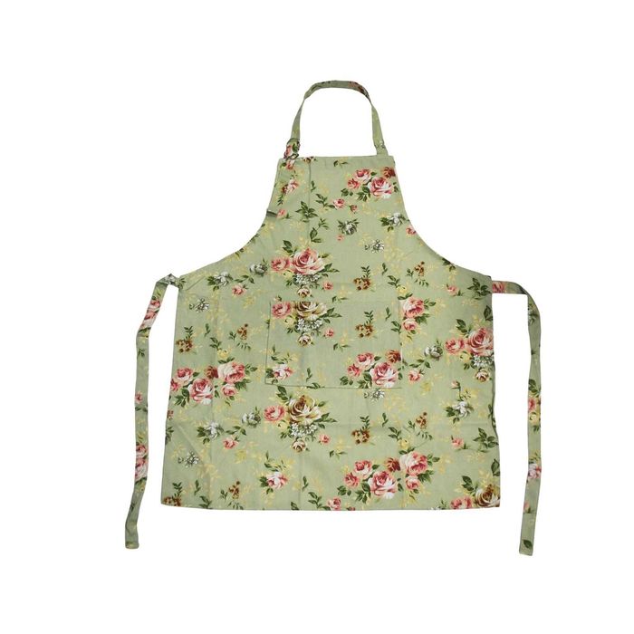 Фартук "Английская коллекция", размер 65х75 см, цвет зелёный