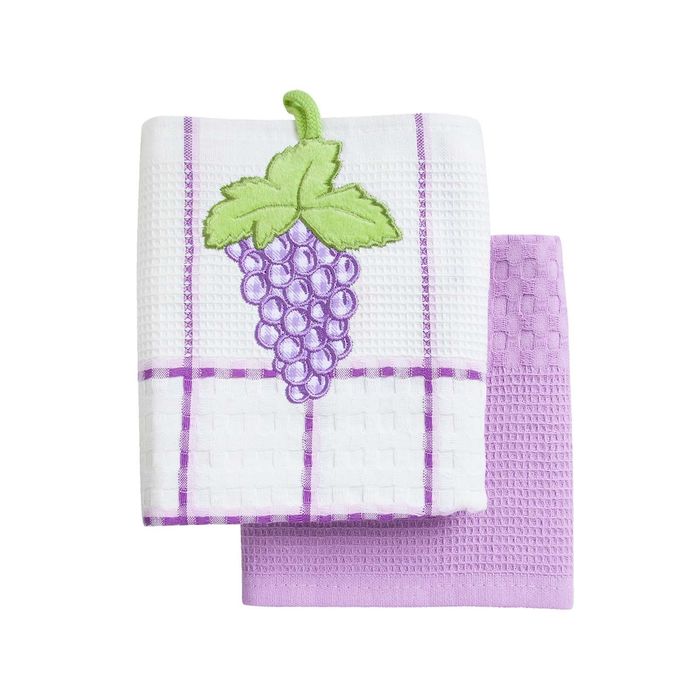 Набор полотенец "Виноград", размер 45х70 см-2 штуки