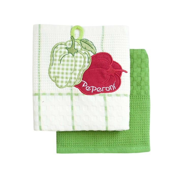 Набор полотенец "Перец", размер 45х70 см-2 штуки