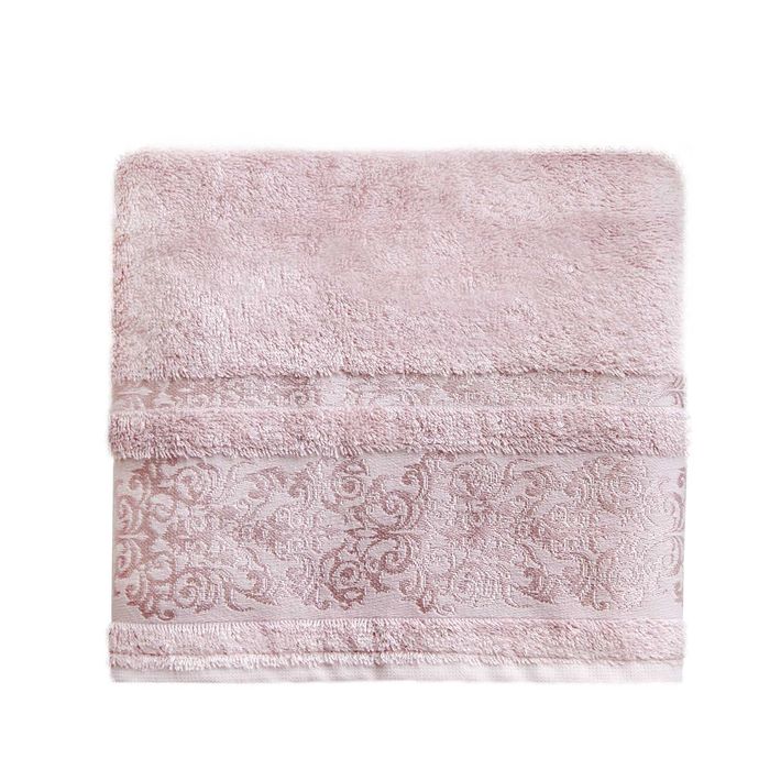 Полотенце махровое Bonita Дамаск, размер 50х90 см, цвет пудра