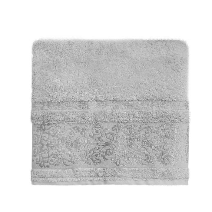 Полотенце махровое Bonita Дамаск, размер 50х90 см, цвет серый