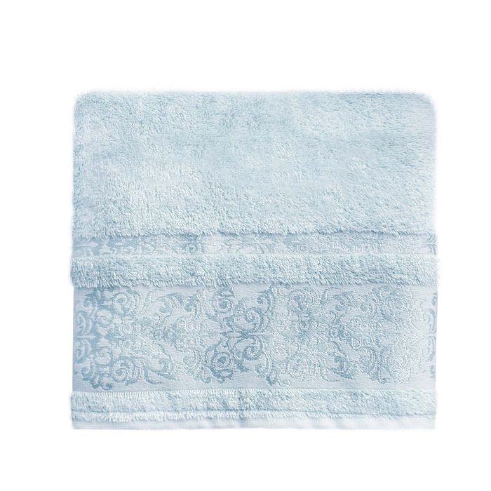 Полотенце махровое Bonita Дамаск, размер 70х140 см, цвет небесный