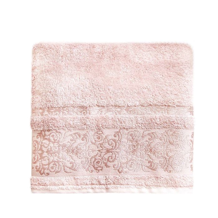 Полотенце махровое Bonita Дамаск, размер 70х140 см, цвет персик