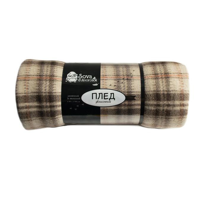 Плед флисовый "Шерлок", размер 130 х150 см