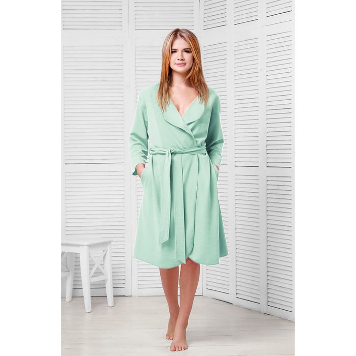 Халат женский Casual, размер 44/46, цвет мята, 300 г/м2