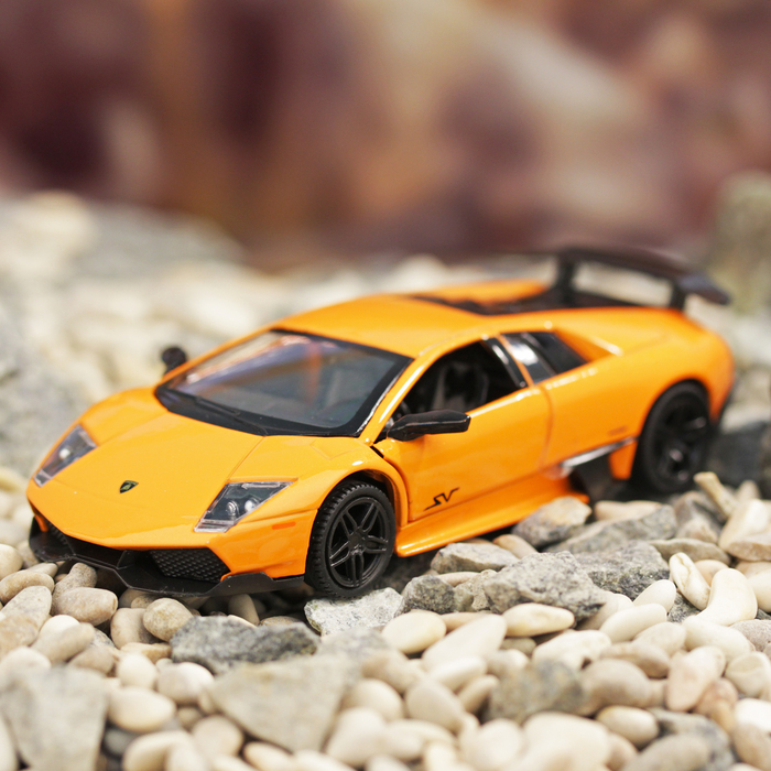 Машина металлическая инерционная Lamborghini Murcielago LP 670-4SV, масштаб 1:30/39, МИКС