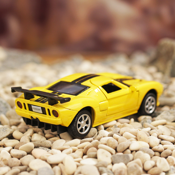 Машина металлическая инерционная Ford GT, масштаб 1:43, МИКС