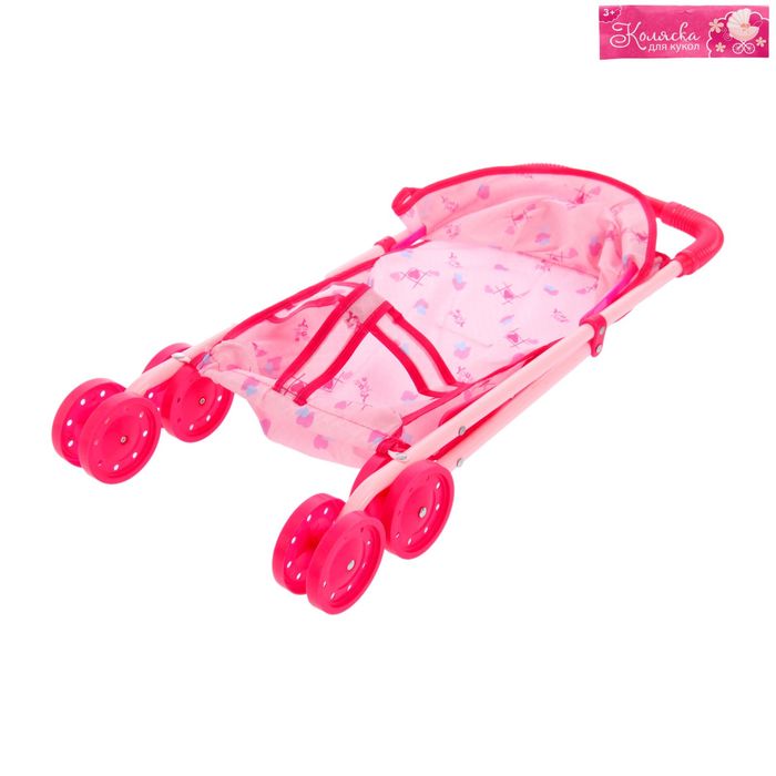 Коляска для кукол, металлический каркас