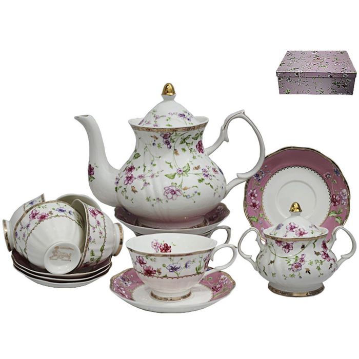 Чайный сервиз "Розали", 16 предметов, в подарочной упаковке
