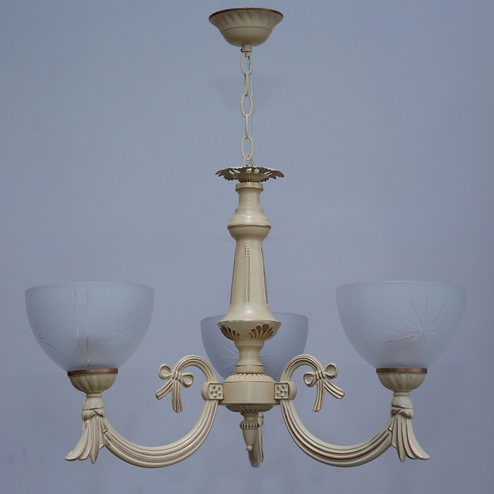 Люстра подвесная "Лилиана" 3х60W E27 белый